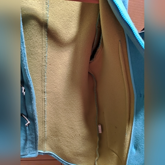 United Colors of Benetton Jacket Pea Coat Teal Wool Size Small Women's, Teen L - Picture 5 of 9